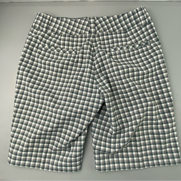 Nike dri fit plaid golf bermuda shorts women's size 4 - Picture 12 of 14